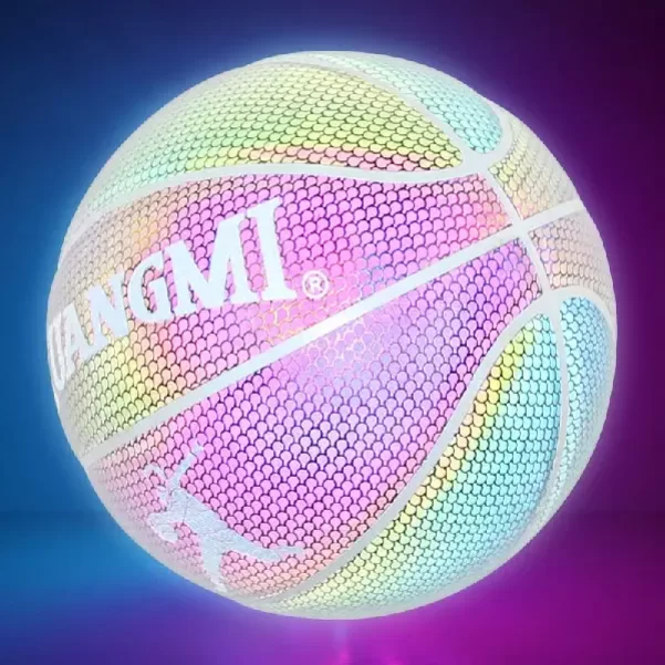 星空娱乐高档比赛发光篮球定制